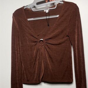 garage brown mesh top , circle in middle